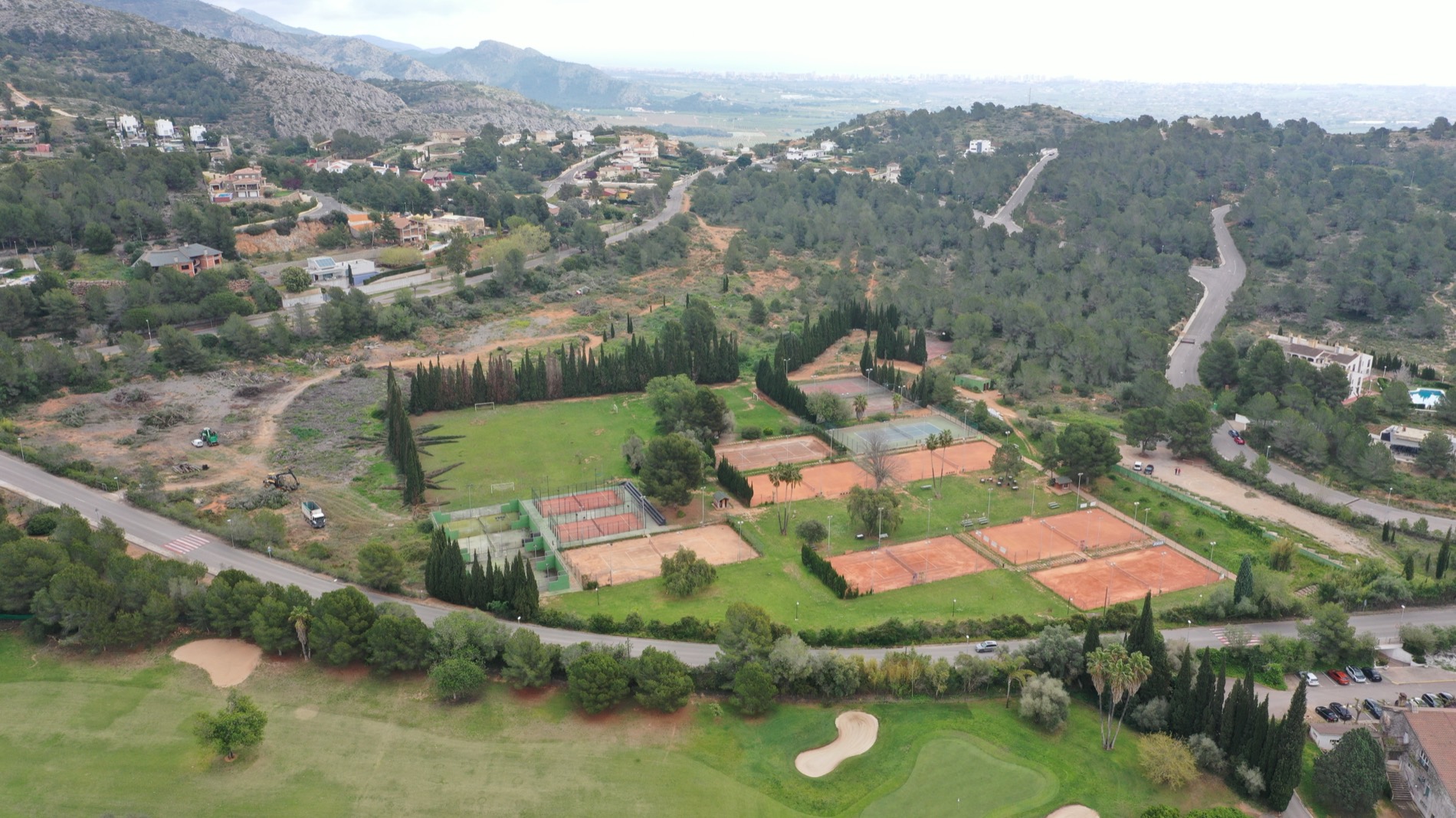 Parcela de la ciudad deportiva en su estado inicial