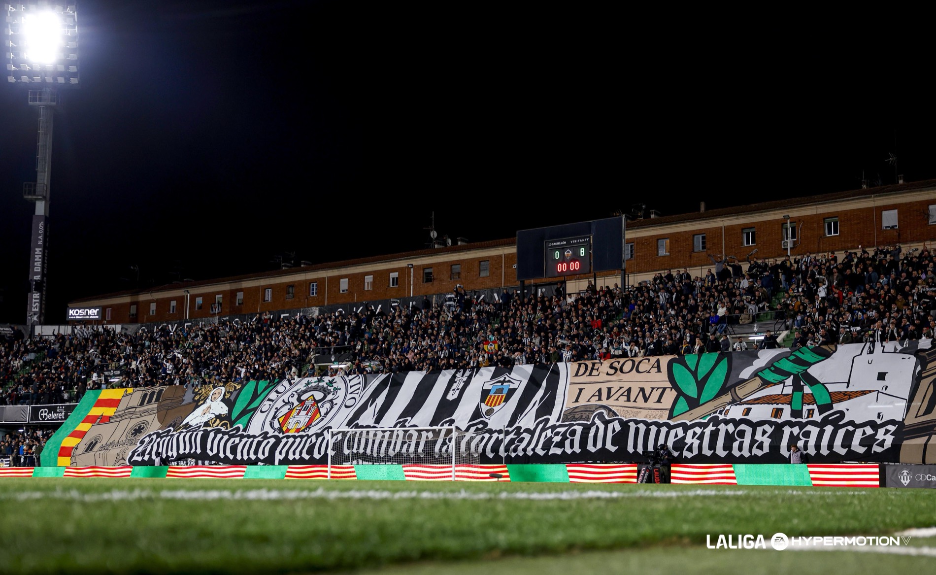 Tifo en la grada